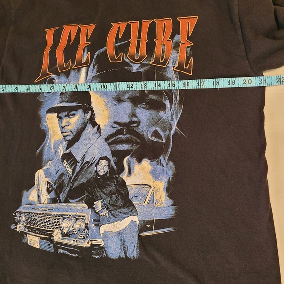 Ice Cube Men's Ice Cube Short Sleeve Graphic T-Shirt Rap Band Size M/L - Picture 5 of 8